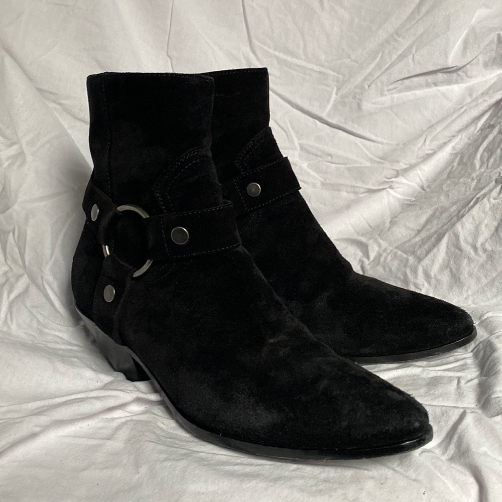 Saint Laurent Suede West Harness